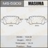 Колодка гальмівна задня Mazda CX-5 (11-) Masuma MS5909 (фото 1)