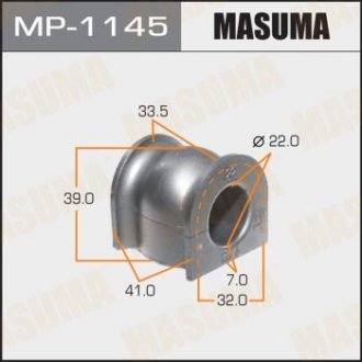 Втулка стабілізатора переднього Honda City (06-08), Jazz (04-08) (Кратно 2 шт) (M Masuma MP1145