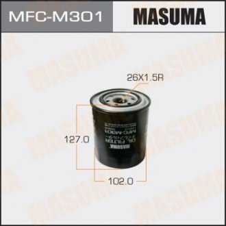 Фильтр масляный Mitsubishi L200 (05-), Pajero Sport (09-15) D 2.5 MASU Masuma MFCM301 (фото 1)