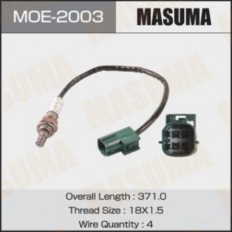 Датчик кислорода (лямбда-зонд) Nissan Murano (04-08), Primera (02-07), Teana (03 Masuma MOE2003 (фото 1)