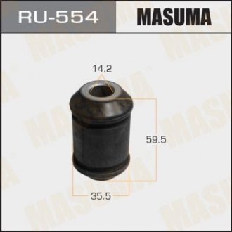 САЙЛЕНТБЛОК ПЕРЕДНЬОГО НИЖНЬОГО ВАЖЕЛЯ ПЕРЕДНІЙ Mitsubishi Colt (04-12) MA Masuma RU554 (фото 1)