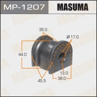 Втулка стабілізатора заднього Honda Accord, Accord Tourer (10-13) (Кратно 2 шт) (Masuma MP1207 (фото 1)