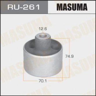 Сайлентблок заднього поздовжнього важеля Mitsubishi Carisma (-03), Colt (-03), Lan Masuma RU261