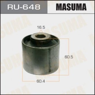 Сайлентблок заднего продольного рычага Mitsubishi Pajero Sport (00-) MAS Masuma RU648 (фото 1)