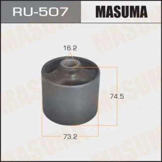 Сайлентблок заднього поздовжнього важеля Mitsubishi Pajero (00-) Masuma RU507