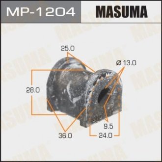 Втулка стабілізатора заднього Honda CR-V (-01) (Кратно 2 шт) Masuma MP1204 (фото 1)