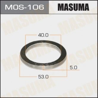 Прокладання приймальної труби Toyota (40x53) Masuma MOS106