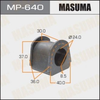 Втулка стабілізатора заднього Mitsubishi Pajero (-00) (Кратно 2 шт) Masuma MP640 (фото 1)