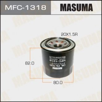 Фильтр масляный Mitsubishi Pajero (00-), Pajero Sport (-09) 3.0, 3.5 Masuma MFC1318