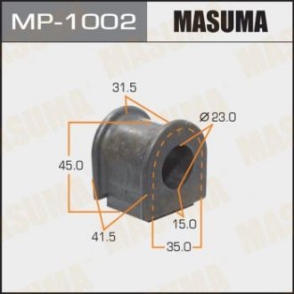 Втулка стабілізатора переднього Toyota Avensis (03-08) (Кратно 2 шт) Masuma MP1002 (фото 1)