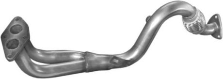 Глушитель, алюм. сталь, передн. часть VW Golf III 1.6i 94-97; 1.6i Variant 94-95; Vento 1.6i 94-98 (30.454) Polmostrow 30454 (фото 1)