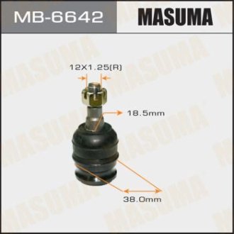 Опора шаровая переднего рычага Subaru Forester (02-), Impreza (07-16), Legacy, Outback (03-), XV (11-) (MB-6642) Masuma MB6642 (фото 1)