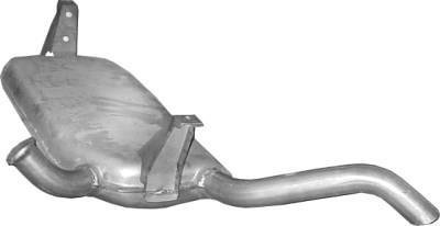 Глушитель алюм. сталь, задн. часть Renault Laguna II 1.6/1.8i -16V 1.9 dCi 01-07 (21.287) Polmostrow 21287