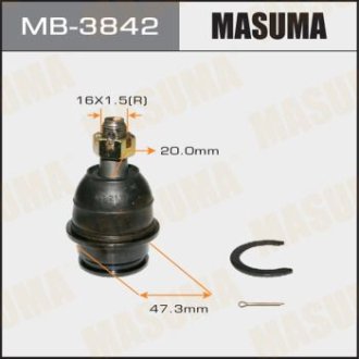 Опора шаровая переднего нижнего рычага Lexus GX470/ Toyota Land Cruiser Prado (02-09) (MB-3842) Masuma MB3842 (фото 1)