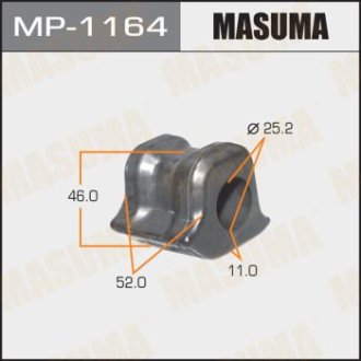 Втулка стойки стабилизатора передн левая MAZDA 6 (GJ, GH) 2.0 (13-18)/TOYOTA AURIS (MP-1164) Masuma MP1164 (фото 1)