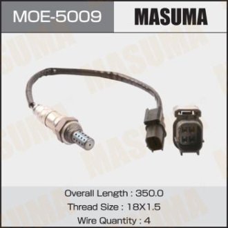 Датчик кислорода (лямбда-зонд) Honda Accord 2.0, Civic 1.8, CR-V 2.0 (07-) задний (MOE-5009) Masuma MOE5009 (фото 1)