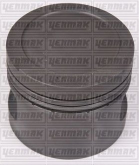 Поршень с кольцами і пальцем (размер отв. 81.01 / STD) VW Caddy 1.6 -97 (4цл.) (ABM) YENMAK 31-03308-000 (фото 1)