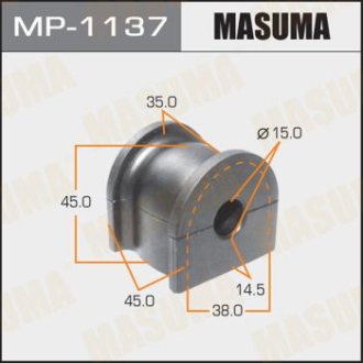 Втулка стабилизатора заднего (Кратно 2) Honda Accord (08-12), Crosstour (10-15) (MP-1137) Masuma MP1137 (фото 1)