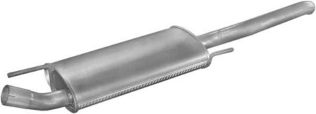 Глушитель (задняя часть) алюминизированная сталь VW Golf III 2.0i Variant (30.89) Polmostrow 3089 (фото 1)