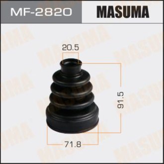 Пыльник ШРУСа наружный Subaru Forester (01-12), Impreza (00-14), Legacy (03-14) (MF-2820) Masuma MF2820 (фото 1)