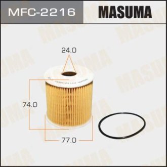 Фильтр масляный NISSAN X-TRAIL (T30) 2.2 dCi, 2.2 dCi 4x4, 2.2 Di 4x4 (01-13) (MFC-2216) Masuma MFC2216 (фото 1)