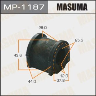 Втулка стойки стабилизатора передн COLT Z31A, Z34AMITSUBISHI COLT 2004-2012 (MP-1187) Masuma MP1187 (фото 1)
