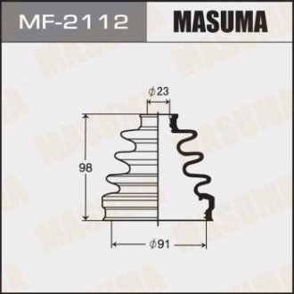 Пыльник ШРУСа HONDA CR-V III (06-14), HONDA FR-V (04-10), HONDA ACCORD VII (MF-2112) Masuma MF2112