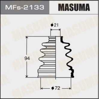 Пыльник ШРУСа внутреннего Subaru Forester, Impreza, Legacy (-06) силикон (MFs-2133) Masuma MFS2133 (фото 1)