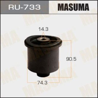 Сайлентблок задней балки Honda Civic (06-10), Fit (07-13), Jazz (09-13) (RU-733) Masuma RU733 (фото 1)