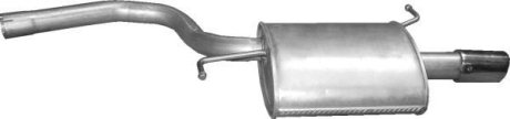 Глушитель алюм. сталь, задн. часть Audi A4 2.0 FSI 07/02-12/04 (01.125) Polmostrow 01125