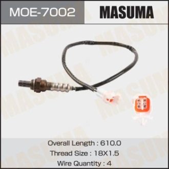 Датчик кислорода (лямбда-зонд) Suzuki Grand Vitara, SX4 2.0 (-16) (MOE-7002) Masuma MOE7002