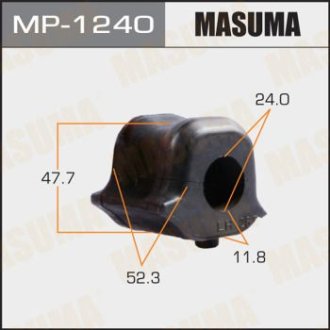 Втулка стабилизатора переднего левая Lexus NX 200, NX 300 (14-) (MP-1240) Masuma MP1240