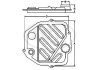Фильтр АКПП с прокладкой Ford Focus, C-Max, Mondeo, Kuga, Edge (08-) (SG 1707) SCT SG1707 (фото 3)