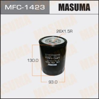 Фильтр масляный MAZDA 3 (BM) 2.2 D (13-18)/RENAULT MEGANE III (MFC-1423) Masuma MFC1423 (фото 1)