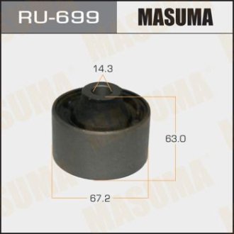 Сайлентблок переднего нижнего рычага передний Honda Civic (12-) (RU-699) Masuma RU699 (фото 1)