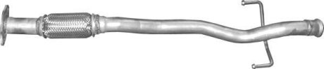 Труба приемная алюминизированная сталь Hyundai Getz 1.1 (10.64) Polmostrow 1064 (фото 1)
