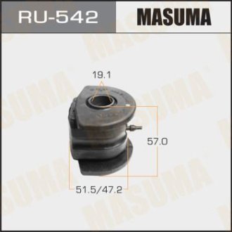 Сайлентблок переднего нижнего рычага задний Honda HR-V (02-06) (RU-542) Masuma RU542 (фото 1)