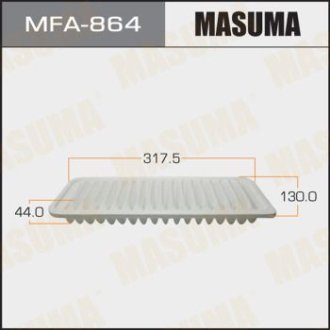 Фильтр воздушный MITSUBISHI CARISMA (DA_) 1.9 DI-D (00-06) (MFA-864) Masuma MFA864 (фото 1)