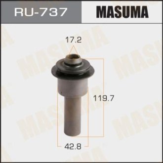 Сайлентблок переднего подрамника передний Nissan Juke (10-) (RU-737) Masuma RU737 (фото 1)