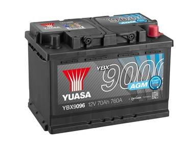 12V 70Ah AGM Start Stop Plus Battery (0) Battery Europe) Gmb YUASA YBX9096