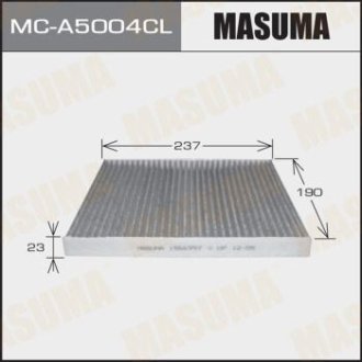 Фильтр салона угольный FORD/ FIESTA/ V1400V1600 08- (MC-A5004CL) Masuma MCA5004CL