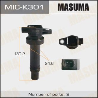 Катушка зажигания Hyundai Elantra, I30 1.4, 1.6 (-12) (MIC-K301) Masuma MICK301