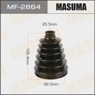 Пыльник ШРУСа (пластик) + спецхомут HONDA ACCORD VIII (MF-2864) Masuma MF2864 (фото 1)