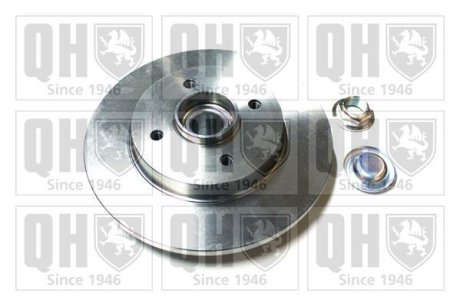 Гальмiвнi диски з пiдшипником Citroen Berlingo/Peugeot Partner 08- Quinton Hazell BDC5595 (фото 1)