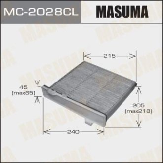 Фильтр салона угольный MITSUBISHI PAJERO 2000-2006 (MC-2028CL) Masuma MC2028CL (фото 1)