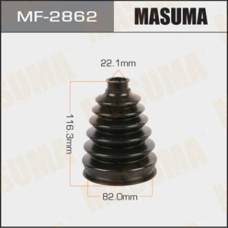 Пыльник ШРУСа (пластик) + спецхомут HONDA CIVIC VIII (MF-2862) Masuma MF2862 (фото 1)