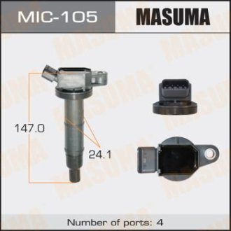 Катушка зажигания Toyota Camry, RAV 4 2.0, 2.4 (-11) (MIC-105) Masuma MIC105 (фото 1)