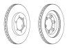 SSangYong диск гальмівний передній Rexton, Korando (278*23,8) JURID 562904JC (фото 1)