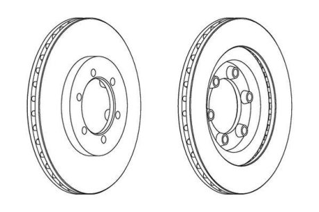 SSangYong диск гальмівний передній Rexton, Korando (278*23,8) JURID 562904JC (фото 1)