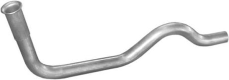 Труба приемная глушителя VW Golf II/ Jetta 1,0/1,3 85-92, алюминизированная Polmostrow 30.327 (фото 1)